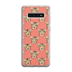 Tijger: Samsung Galaxy S10 4G Transparant Hoesje