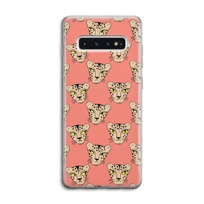 Tijger: Samsung Galaxy S10 4G Transparant Hoesje