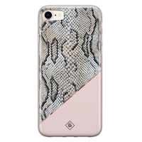 iPhone 8/7 siliconen hoesje - Snake print