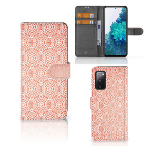 Samsung Galaxy S20 FE Telefoon Hoesje Pattern Orange