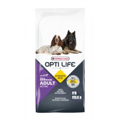 Opti Life Adult Active hondenvoer 12,5 kg