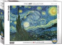 Starry Night - Vincent van Gogh Puzzel 1000 Stukjes