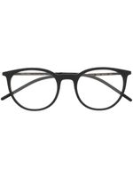 Dolce & Gabbana Eyewear lunettes de vue à monture ronde - Noir - thumbnail