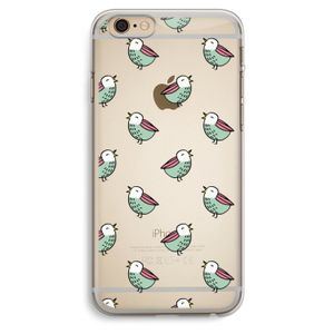 Vogeltjes: iPhone 6 Plus / 6S Plus Transparant Hoesje