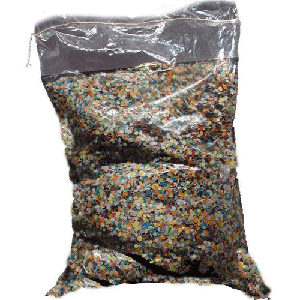 Confetti snippers van papier - multi kleuren - 5 kilo zak - feestartikelen   -