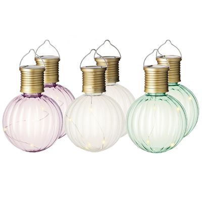 Lumineo - Solar Led tuinlampjes set van 12x stuks in 3 kleuren 11 cm Lumineo - Solar Led tuinlampjes set van 12x stuks in 3 kleuren 11 cm