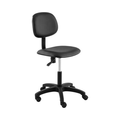 Werkstoel - 120 kg - Zwart - in hoogte verstelbaar vanaf 450 - 590 mm