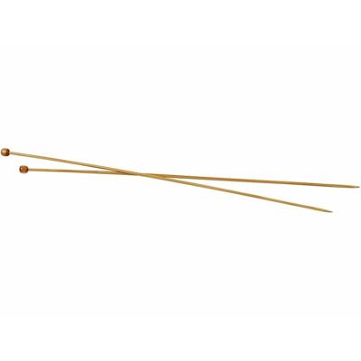 Bamboe breinaalden - size nr 3 - hout - 35 cm lang - breien