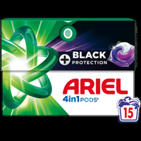 Ariel 4in1 PODS Zwart, Wasmiddel Capsules 15 bij Jumbo