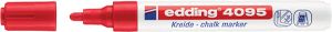 Edding Krijtmarker e-4095 rood