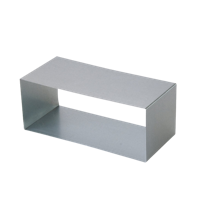 Rechthoekig (instort) Koppelstuk Voor Hulpstukken - 100mm X 40mm X Lengte 80mm - Staal