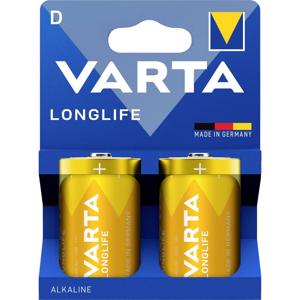 Varta VARTA Longlife D Blister 2 D batterij (mono) Alkaline 1.5 V 2 stuk(s)
