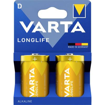 Varta VARTA Longlife D Blister 2 D batterij (mono) Alkaline 1.5 V 2 stuk(s)