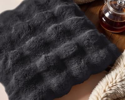 Primaviera Deluxe Pom Rabbit Fur - sierkussen Antraciet (50 x 50)