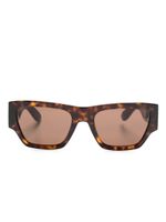 Alexander McQueen Eyewear square-frame sunglasses - Marron