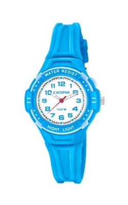 Horlogeband Calypso K6070-3 Rubber Blauw