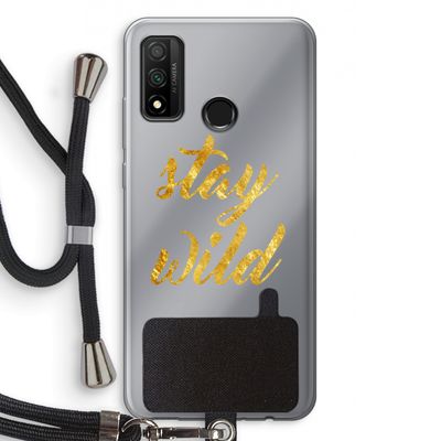 Stay wild: Huawei P Smart (2020) Transparant Hoesje met koord