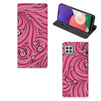 Samsung Galaxy A22 5G | Bookcase | Swirl Pink
