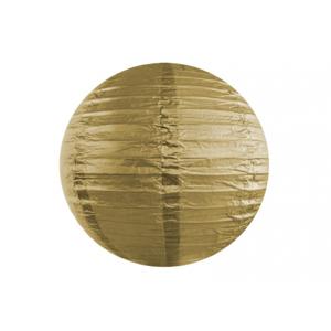 Luxe bol feest lampion - goud - dia 35 cm - papier