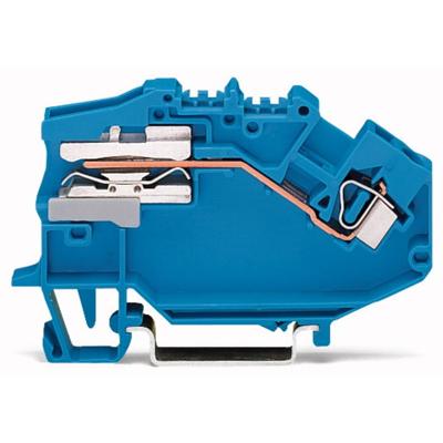 WAGO 781-623 Potentiaalklem 6 mm Spanveer Toewijzing: L Grijs 50 stuk(s)