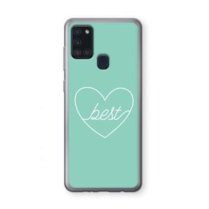 Best heart pastel: Samsung Galaxy A21s Transparant Hoesje