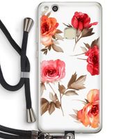 Roosjes: Huawei Ascend P10 Lite Transparant Hoesje met koord