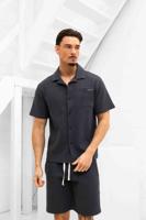 24 Uomo Resort Zomerset Heren Donkergrijs - Maat XS - Kleur: Donkergrijs | Soccerfanshop