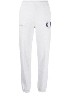 Sporty & Rich pantalon de jogging à taille élastiquée - Gris