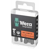 Wera 867/4 Impaktor DC TORX® Bit TX20 x 50mm VE=5 - 05057664001
