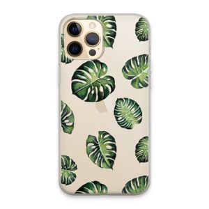 Tropische bladeren: iPhone 13 Pro Max Transparant Hoesje