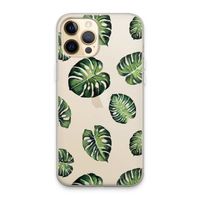 Tropische bladeren: iPhone 13 Pro Max Transparant Hoesje