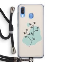 Love your petals: Samsung Galaxy A40 Transparant Hoesje met koord