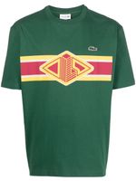 Lacoste logo-print crew-neck T-shirt - Vert - thumbnail