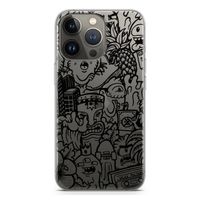 Vexx Black Mixtape: iPhone 13 Pro Transparant Hoesje