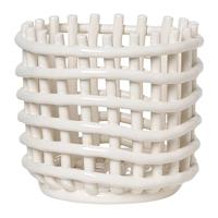 ferm LIVING Ceramic Mand Small - Off-White