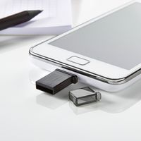 Intenso Mini Mobile Line USB flash drive 16 GB USB Type-A / Micro-USB 2.0 Zwart - thumbnail