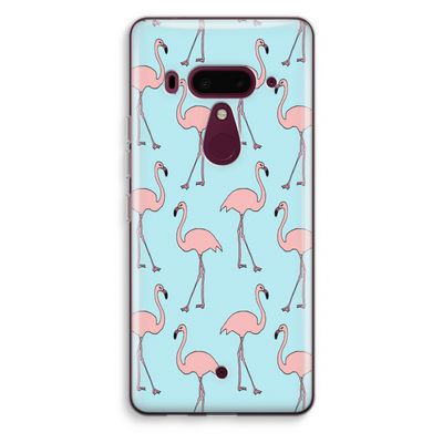 Anything Flamingoes: HTC U12+ Transparant Hoesje
