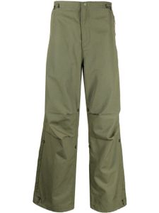 Maharishi pantalon ample à broderies - Vert