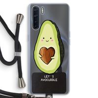 Avocuddle: Oppo A91 Transparant Hoesje met koord