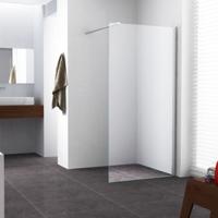 Wiesbaden Graffic Inloopdouche 120x200 cm - Veilig Nano Glas & Chroom