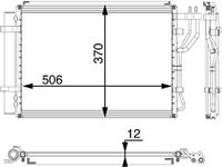 Condensor, airconditioning AC58000P