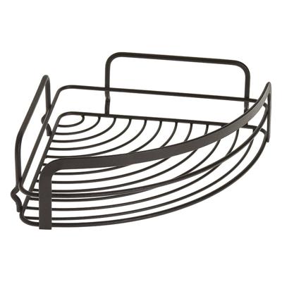 Metaltex badkamerrek 20x20x6 cm zwart