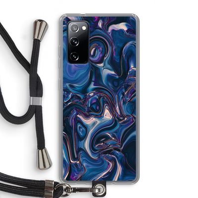 Mirrored Mirage: Samsung Galaxy S20 FE / S20 FE 5G Transparant Hoesje met koord