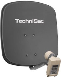 TechniSat DIGIDISH 45 Satellietset zonder receiver 45 cm Reflectormateriaal: Aluminium Antraciet-grijs