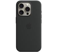 Apple Silicone MagSafe Hoesje iPhone 15 Pro Max zwart
