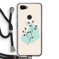Love your petals: Pixel 3a Transparant Hoesje met koord