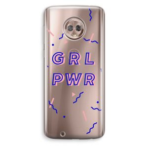 GRL PWR: Motorola Moto G6 Transparant Hoesje