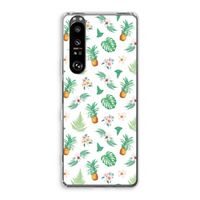 Ananas bladeren: Sony Xperia 1 III Transparant Hoesje