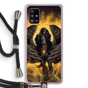 Pegasus: Samsung Galaxy A51 5G Transparant Hoesje met koord