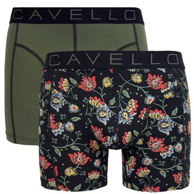 Cavello boxershorts 2-pack flowers & groen